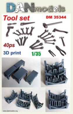 画像1: DAN models[DAN35344]1/35 ツールセットw/作業台