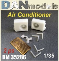 DANmodels[DAN35286]1/35 室外機一体型エアコン (2個入り)