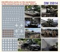 DANmodels[DAN35014]1/35 ウクライナ軍 車両識別マーク 2022年〜2023年