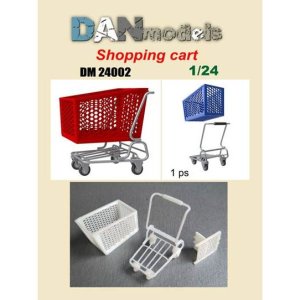 画像1: DANmodels[DAN24002]1/24 ショッピングカート (1個入り) (1)