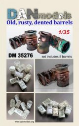 DANmodels[DAN35276]1/35 古いドラム缶 (8個入り)