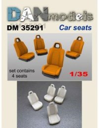 DANmodels[DAN35291]1/35 車のシート (4個入り)