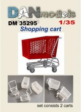 DANmodels[DAN35295]1/35 ショッピングカート (2個入り)