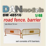DANmodels[DAN48516]1/48 ガードフェンス (6個入り)