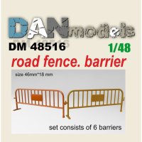 DANmodels[DAN48516]1/48 ガードフェンス (6個入り)