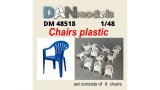 DANmodels[DAN48518]1/48 ガーデンチェアー (8個入り)