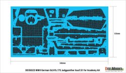 画像2: DEF.MODEL[DD35023]1/35 WWIIドイツヤークトパンターG1型用ツィンメリットコーティングデカール(アカデミー用)