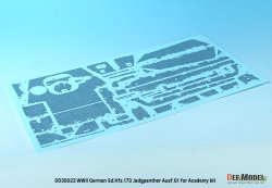 画像9: DEF.MODEL[DD35023]1/35 WWIIドイツヤークトパンターG1型用ツィンメリットコーティングデカール(アカデミー用)