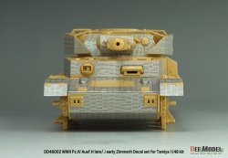 画像11: DEF.MODEL[DD48002]1/48 WWII ドイツ IV号戦車H型後期型/J型初期型 ツィンメリットデカールセット(タミヤ用)