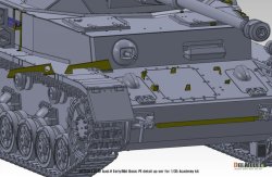 画像2: DEF.MODEL[DE35017]1/35 IV号戦車H型(初期/中期)エッチング基本セット(アカデミー用、汎用)