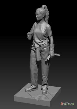 画像3: DEF.MODEL[DF16003]1/16 女性メカニック"ジェニファー"