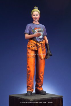 画像2: DEF.MODEL[DF20005]1/20 女性メカニック"ジェニファー"