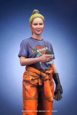 画像3: DEF.MODEL[DF20005]1/20 女性メカニック"ジェニファー"