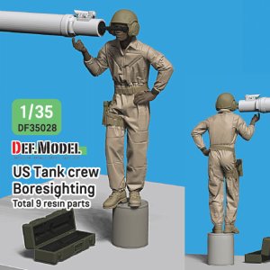 画像1: DEF.MODEL[DF35028]1/35 現用 アメリカ陸軍M1A2戦車搭乗員(1)ボアサイト 3Dプリンター部品付 (1)