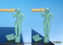 画像3: DEF.MODEL[DF35028]1/35 現用 アメリカ陸軍M1A2戦車搭乗員(1)ボアサイト 3Dプリンター部品付