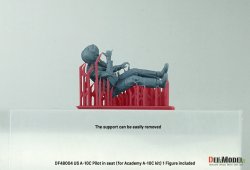 画像5: DEF.MODEL[DF48004]1/48 現用 アメリカ空軍 着座したA-10Cパイロット(アカデミーA-10C用 1体入)