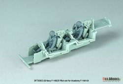 画像4: DEF.MODEL[DF72002]1/72 現用 アメリカ海軍 着座したF-14B/Dパイロットセット(アカデミーF-14B/D用 2体入)