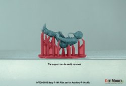 画像5: DEF.MODEL[DF72002]1/72 現用 アメリカ海軍 着座したF-14B/Dパイロットセット(アカデミーF-14B/D用 2体入)