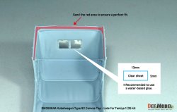 画像5: DEF.MODEL[DM35064A]1/35 WWII ドイツ キューベルワーゲンType82 幌セット 後期型 2024リニューアル版(タミヤ用)