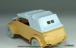 画像9: DEF.MODEL[DM35064A]1/35 WWII ドイツ キューベルワーゲンType82 幌セット 後期型 2024リニューアル版(タミヤ用)