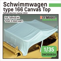 画像1: DEF.MODEL[DM35065A]1/35 WWII ドイツ シュビムワーゲンType166 幌セット 2024リニューアル版(タミヤ用)