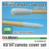DEF.MODEL[DM35081]1/35 K-9自走砲キャンバスカバーセット(アカデミー用)