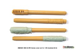 画像3: DEF.MODEL[DM35081]1/35 K-9自走砲キャンバスカバーセット(アカデミー用)