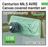 DEF.MODEL[DM35126]1/35 現用 センチュリオンMk.5AVRE用キャンバスカバー付防盾セット(AFVクラブ/アミュージングホビー用)