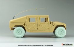 画像11: DEF.MODEL[DM35129]1/35 現用 アメリカ軍AS1729アンテナ/アンテナ基部セット(各模型メーカー対応)
