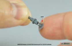 画像6: DEF.MODEL[DM35129]1/35 現用 アメリカ軍AS1729アンテナ/アンテナ基部セット(各模型メーカー対応)