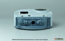 画像4: DEF.MODEL[DM35131]1/35 WWII イギリス A34コメット用 初期型キャンバスカバー付防盾セット(タミヤ用)