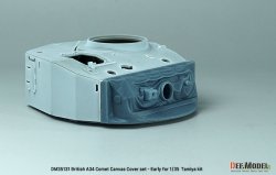 画像5: DEF.MODEL[DM35131]1/35 WWII イギリス A34コメット用 初期型キャンバスカバー付防盾セット(タミヤ用)