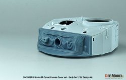 画像6: DEF.MODEL[DM35131]1/35 WWII イギリス A34コメット用 初期型キャンバスカバー付防盾セット(タミヤ用)