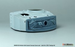 画像5: DEF.MODEL[DM35132]1/35 WWII イギリス A34コメット用 後期型キャンバスカバー付防盾セット(タミヤ用)
