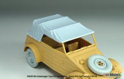 画像6: DEF.MODEL[DM35146]1/35 WWII ドイツ キューベルワーゲンType82 幌セット 初期型/DAK(タミヤ用)