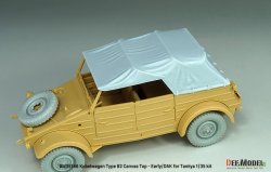 画像7: DEF.MODEL[DM35146]1/35 WWII ドイツ キューベルワーゲンType82 幌セット 初期型/DAK(タミヤ用)