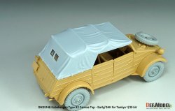 画像9: DEF.MODEL[DM35146]1/35 WWII ドイツ キューベルワーゲンType82 幌セット 初期型/DAK(タミヤ用)
