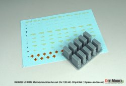 画像2: DEF.MODEL[DM35152]1/35 現用 アメリカ M242ブッシュマスター25mm機関砲 弾薬箱セット(10個入)