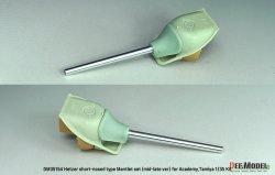 画像3: DEF.MODEL[DM35154]1/35 WWII ドイツ ヘッツァー駆逐戦車中期/後期型用 ショートノーズ型マントレット/砲身セット(アカデミー/タミヤ/タコム用)