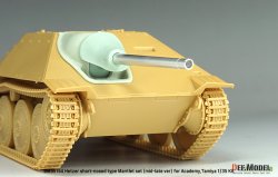 画像6: DEF.MODEL[DM35154]1/35 WWII ドイツ ヘッツァー駆逐戦車中期/後期型用 ショートノーズ型マントレット/砲身セット(アカデミー/タミヤ/タコム用)