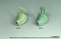 画像8: DEF.MODEL[DM35154]1/35 WWII ドイツ ヘッツァー駆逐戦車中期/後期型用 ショートノーズ型マントレット/砲身セット(アカデミー/タミヤ/タコム用)