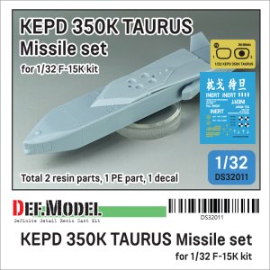 画像1: DEF.MODEL[DS32011]1/32 現用 韓国空軍 タウルスKEPD 350K巡航ミサイルセット(F-15K用 1発入) (1)