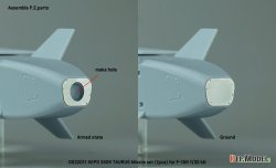 画像7: DEF.MODEL[DS32011]1/32 現用 韓国空軍 タウルスKEPD 350K巡航ミサイルセット(F-15K用 1発入)