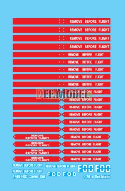画像7: DEF.MODEL[DS48016]1/48 現用 アメリカ海軍戦闘機F-4BファントムII用FODカバーセット(タミヤ用)