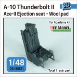 DEF.MODEL[DS48021]1/48 現用 アメリカ空軍 A-10サンダーボルトII ACES-II射出座席 ウール張りタイプ(アカデミー用)
