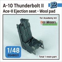 DEF.MODEL[DS48021]1/48 現用 アメリカ空軍 A-10サンダーボルトII ACES-II射出座席 ウール張りタイプ(アカデミー用)