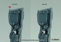 画像4: DEF.MODEL[DS48023]1/48 現用 アメリカ海軍 F/A-18Fスーパーホーネット/EA-18Gグラウラー Mk.14射出座席(2個入 モンモデル/ハセガワなど用)