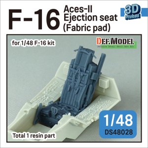画像1: DEF.MODEL[DS48028]1/48 現用 アメリカ空軍 F-16ファイティングファルコン用ACES-II射出座席 布張りタイプ(各社用) (1)