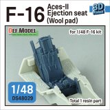 DEF.MODEL[DS48029]1/48 現用 アメリカ空軍 F-16ファイティングファルコン用ACES-II射出座席 ウール張りタイプ(各社用)