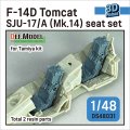 DEF.MODEL[DS48031]1/48 現用 アメリカ F-14Dトムキャット用 SJU-17/A(Mk.14)射出座席セット(タミヤ用)